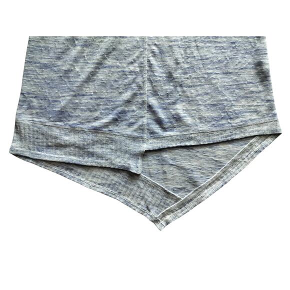 Akemi + Kin Light Blue Anthropologie Ezri Asymmetric Knit Long Sleeve Top Sz XSP - Picture 4 of 10